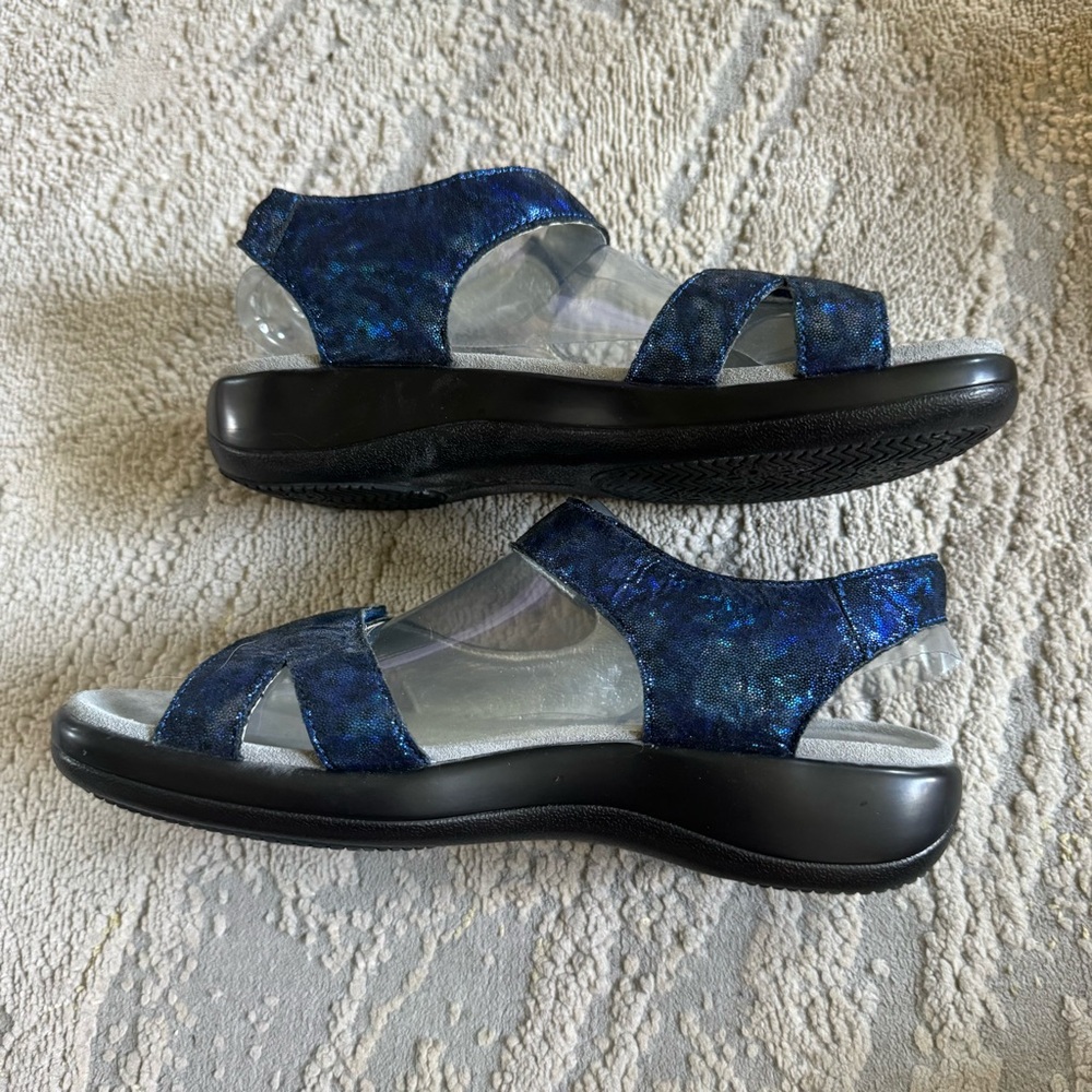 Alegria Midnight Blue Sandals - Picture 3 of 13